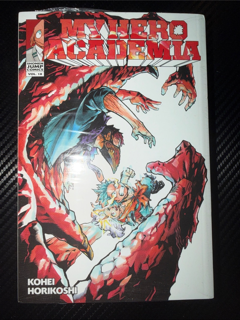 My Hero Academia Vol. 18 Manga - Bright Red & White Cover